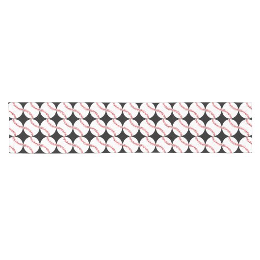 Baseball Design Table Runner Korte Tafelloper (Horizontaal)