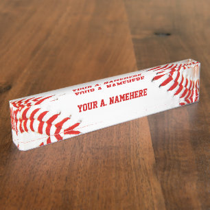 Baseball Desk-naamplaat Naambordje
