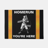 Baseball: deurmat (Voorkant)