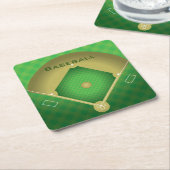 Baseball Diamond Design Paper Onderzetter (Schuin)