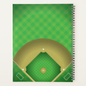 Baseball Diamond Design Planificateur hebdomadaire (Dos)