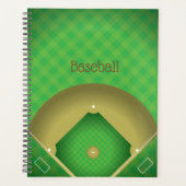 Baseball Diamond Design Planificateur hebdomadaire (Devant)