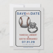 Baseball Diamond Save The Date (Voorkant)