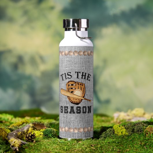 Baseball - dit is het seizoen - gemonocenteerd waterfles (Buiten)