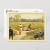 Baseball door Henry Sandham Briefkaart (Voorkant / Achterkant)