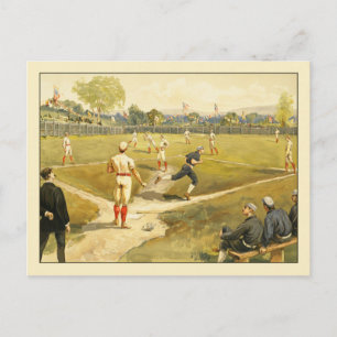 Baseball door Henry Sandham Briefkaart
