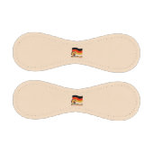 Baseball Drapeau Deutschland et frontière gris balle de foo (Panneaux)