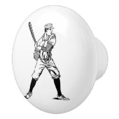 Baseball Drawer Pull Knob Handle Sporty Keramische Knop (Rechts)