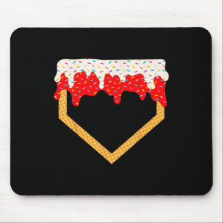 Baseball Drip Boys Home Bord Ice Cream Sprinkles Muismat