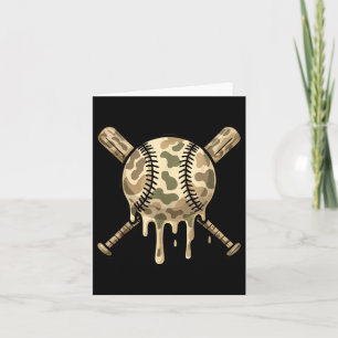 Baseball Drip Camo Baseball Bats Boys Sports Cool Kaart