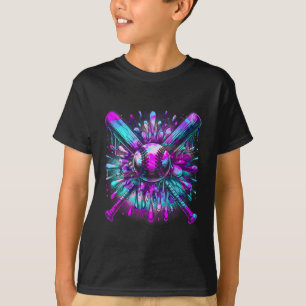 Baseball Drip voor Jongens Ice Cream Drip Jeugd Jo T-shirt