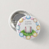 Baseball Easter  themed  Ronde Button 3,2 Cm (Voorkant /achterkant)