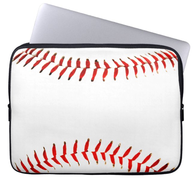 Baseball Electronics Bag Laptop Sleeve (Voorkant)