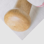 Baseball en Bat Close-up foto Tissuepapier (Detail)