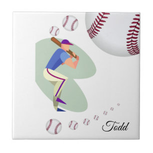 Baseball en carreaux de céramique