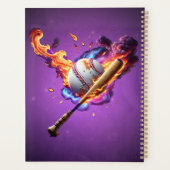 Baseball en feu. (Dos)