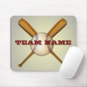 Baseball en gehaakte katten muismat (Met muis)