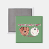 Baseball- en honkbal-handschoen magneet (Voorkant / Achterkant)