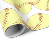 BASEBALL EN SOFTBALL (WRAP) CADEAUPAPIER (Rol Hoek)