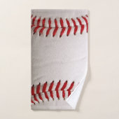 Baseball et Softball Classiques Couture Rouge (Serviette à main)
