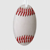 Baseball et Softball Couture Rouge (devant)