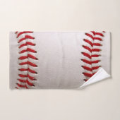 Baseball et Softball Couture Rouge (Serviette à main)