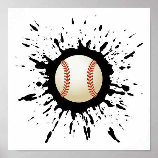Baseball-explosie Poster (Voorkant)