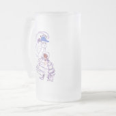 Baseball Fan Bride Matglas Bierpul (Voorkant links)