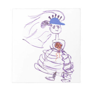 Baseball Fan Bride Notitieblok