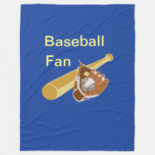Baseball Fan Fleece Deken