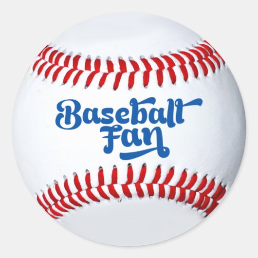 Baseball Fan Gift Sticker (Voorkant)