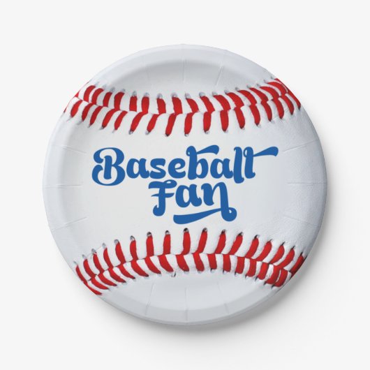 Baseball Fan Papieren Bordje (Voorkant)