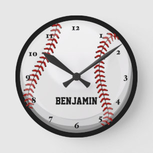 Baseball Fan Ronde Klok