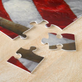 Baseball Fan's Jigzaag Puzzle Legpuzzel (Zijkant)