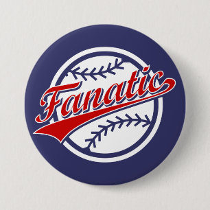 Baseball Fantasiatisch Ronde Button 7,6 Cm
