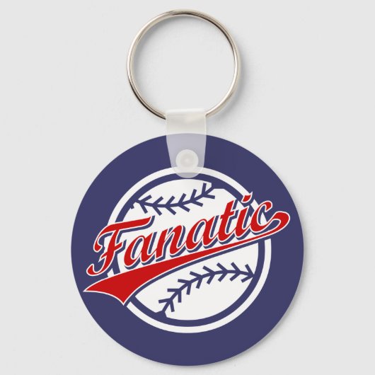 Baseball Fantasiatisch Sleutelhanger (Voorkant)