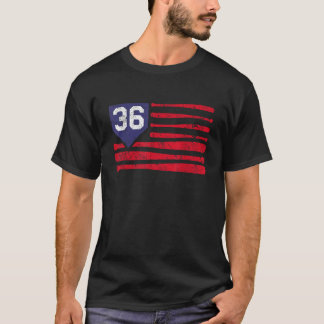Baseball Fastpitch Softball 36 Jersey Numb T-shirt