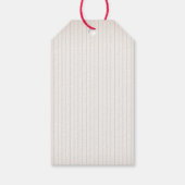 Baseball Favor Tag Cadeaulabel (Achterkant)