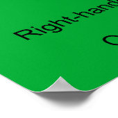 Baseball Field Diagram Poster (Hoek)