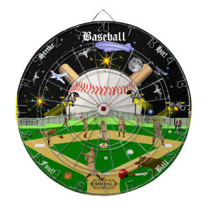 Baseball Field Sterrennachten Dartbord
