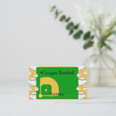 Baseball Field Visitekaartje (Staand voorkant)