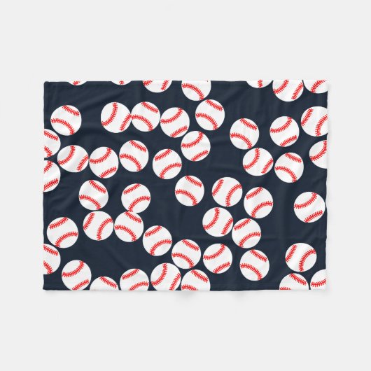 Baseball Fleece Blanket (Voorkant (Horizontaal))