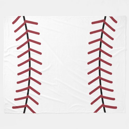 Baseball Fleece Blanket (Voorkant (Horizontaal))