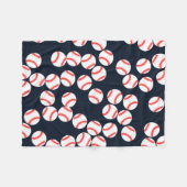 Baseball Fleece Blanket Deken (Voorkant (Horizontaal))