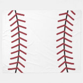 Baseball Fleece Blanket Deken (Voorkant (Horizontaal))