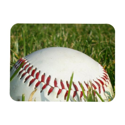 Baseball flexibele magneet (Horizontaal)