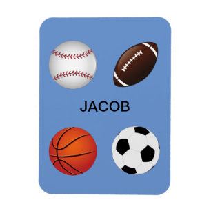 Baseball-, Football-, sport- en honkbalsport Magneet