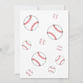 Baseball Foto Dank u Coach Kaart (Achterkant)