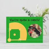 Baseball Foto Kind Klas Valentijn Feestdagenkaart (Staand voorkant)