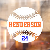 Baseball Game Dag Terug Venster Cling Raamsticker (Vel 2)